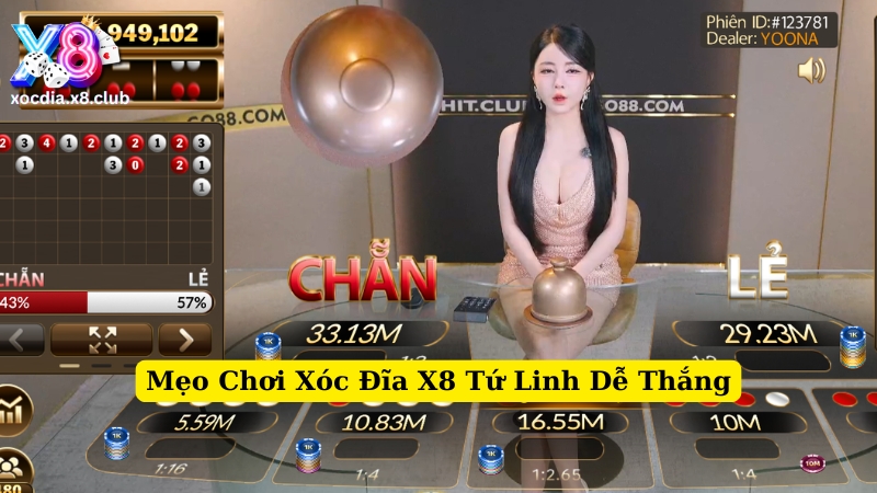 mẹo chơi xóc đĩa x8 tứ linh dễ thắng